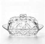 Clear Glass Decorative Storage Jar for Crystals, Jewelry and Small Collections