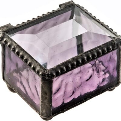 Stained Glass Storage Box for Crystals, Gemstones, Jewelry and Keepsakes