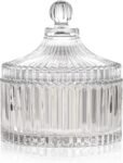 Gifts For  Glass Jars With Lids Candy Dish Aesthetic Room Home Decor Trinket Dish Decorative Jewelry Jar Wedding Party Decorations Trinket Box Storage Container Vanity Bathroom Organizer