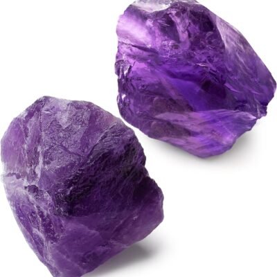 Polished Amethyst Hexagonal Crystal Stones for Meditation and Home Decoration